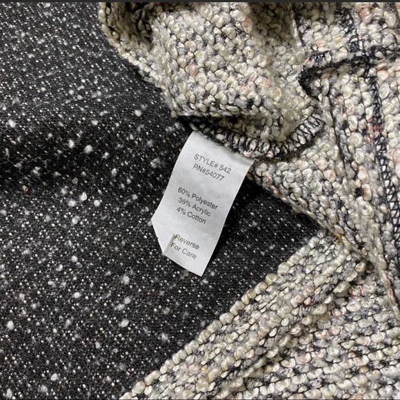 CAbi Coco Shell Tweed Short Sleeved Sweater - Picture 2 of 5